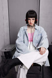 Unisex Jacket Autumn Washed Denim Suit Jacket