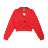 Women Sweater Cardigan Sweater Women's Autumn Leisure Long Sleeve Button