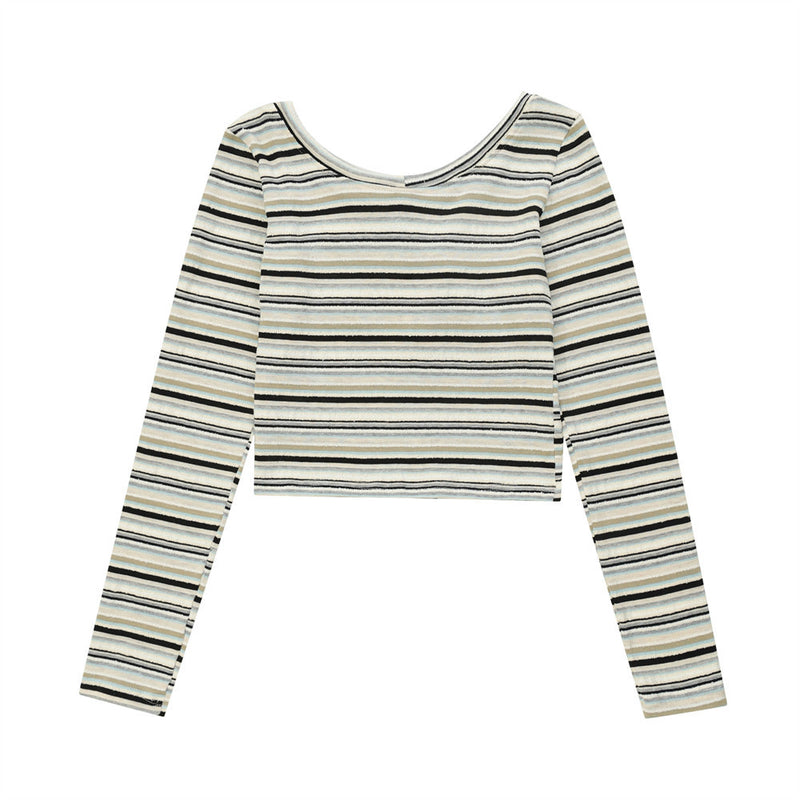 Women Long Sleeve T-Shirt Long Sleeve T-shirt Women's Spring and Autumn Casual Crew Neck Casual