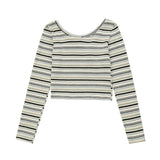 Women Long Sleeve T-Shirt Long Sleeve T-shirt Women's Spring and Autumn Casual Crew Neck Casual