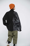 Unisex Jacket Autumn Irregular Graffiti Shirt Women's Clothing
