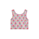 Women's Vest Full Printed Sleeveless Vest Women's Summer Casual Short Sling