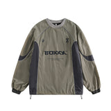 Unisex long-sleeved shirt spring and summer retro