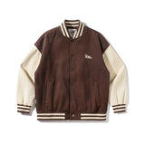 Varsity Jacket Vintage Autumn Retro Loose Letters