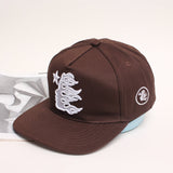 HS Hat Fashion Embroidery Flat brim Baseball Cap Casual Versatile Men's and Women's Same