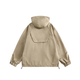 Unisex Jacket Fall Organ Side Contrast Color Shell Jacket Women's Clothing