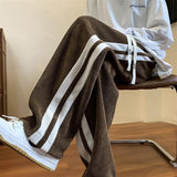 Men Sweatpants Corduroy Pants Men's Spring and Autumn Straight Loose Casual
