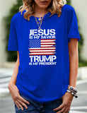 Women's Independence Day T Shirt Printed Short-Sleeved T-shirt
