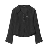 Women Long Sleeve Shirt Cardigan Shirt Women's Spring and Autumn Slim Fit Casual Long Sleeve Shirt