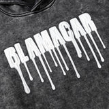 Men Hoodie Washed Old Hooded Sweater Men's Autumn and Winter Letter Printing