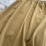 Women Skirt Woolen Skirt Female Mid-Length Autumn and Winter
