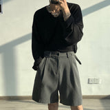 Men Sweatpants Shorts Men's Loose Korean Style Trendy Hong Kong Style Fashion Brand