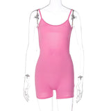 Women Jumpsuit Spring and Summer Fashion Sexy Slim Strap Jumpsuit