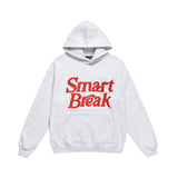 Men Fleece Lined Hoodie Autumn and Winter Embroidery Letter Hooded Sweater Men Oversize Loose Casual
