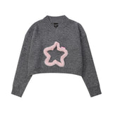 Women Sweater Short Sweater for Girls Autumn Sweater