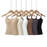 Women Camisole Sexy Chest Pad Camisole