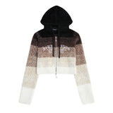 Women Sweater Short Hood Knitwear Women's Casual Sweater