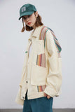Unisex Jacket Autumn Leisure Stitching Jacket Women's Clothing