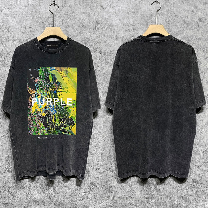 Purple Brand T Shirt Short Sleeve T-shirt Blouse