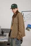 Unisex Jacket Autumn Concave-Convex Pattern Casual Jacket Women's Clothing
