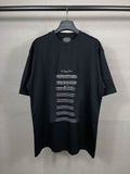 Men T-shirts Summer Paris Music Short Sleeve T-Shirt Loose Casual
