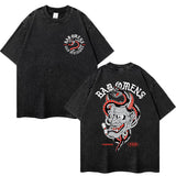 One Band And Rock Band Music Tour Washed T-shirts