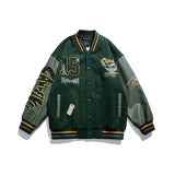 Unisex Jacket Autumn Embroidery Baseball Uniform Jacket Women's Clothing