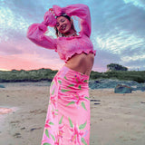 Women Skirt Summer Bronzing High Waist Figure Flattering Sheath Skirt for Women