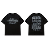 Men T Shirt Vintage Fashion Brand Hip Hop Short Sleeve T-shirt