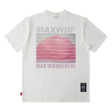 Men T Shirt Street Tide Brand Cotton Short-Sleeved T-shirt for Men and Women