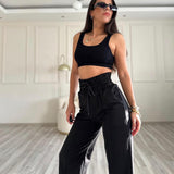 Women Cargo Pants Casual Pants Loose Draping Effect Versatile Sports Style