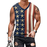 National Flag Day T Shirts Summer Men's Independence Day Men's Clothing Print Top