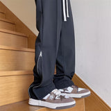 Men Sweatpants Casual Suit Pants Men's Summer Loose Straight