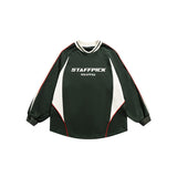 Unisex Hoodie Baseball Shirt Coat Men's and Women's Pullover Sweater Loose