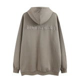 Men Hoodie Hooded Cardigan Sweater Coat