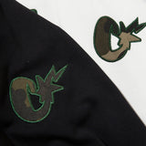 Men Hoodie Embroidered Letter Sweater Men's Loose Long Sleeve round Neck Autumn and Winter