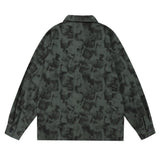 Men's Long Sleeve T Shirt Printed Long Sleeve Shirt Men's Ins Loose Casual Print Shirt