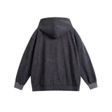 Unisex Jacket Autumn Letter Hooded Casual Sweatshirt
