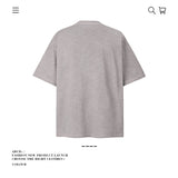 American vintage street T-shirt pure cotton men's and women's summer loose