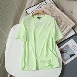 Women's T-Shirt Spring/Summer Loose-Fitting Pure Cotton Short Sleeves T-shirt Women's Simple