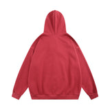 Men Hoodie XINGX Printed Full-Zip Cardigan Hooded Sweater