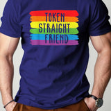 Gay Day Rainbow pure cotton men's Tshirt comfort