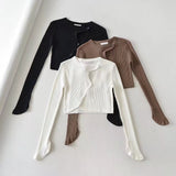 Women's Skirt Short Knitted Bottoming Shirt Women's Skirt Suit