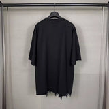 Men T-shirts LOGO worn and damaged old short-sleeved T-shirts