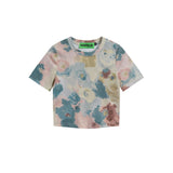 Women T-shirt Short T-shirt Women's High Waist Summer Short Sleeve