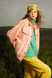 Unisex Jacket Autumn Two-Dimensional Washed Coat Women's Clothing