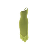 Women Dresses Fall One Shoulder Sexy Slim Fit Long Dress