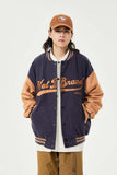 Unisex Jacket Autumn Letter Embroidered Baseball Uniform Women's Clothing