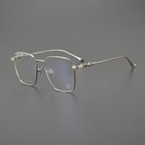 CHH Chrome Hearts Glasses Versatile Titanium Frame Ultra Light Box Glasses Frame