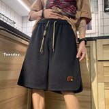 Men Sweatpants Shorts Men's Summer Advanced Loose All-Matching